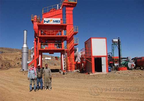 HAMEI YHZS75 Mobile Concrete Batching Plant To Saudi Ara